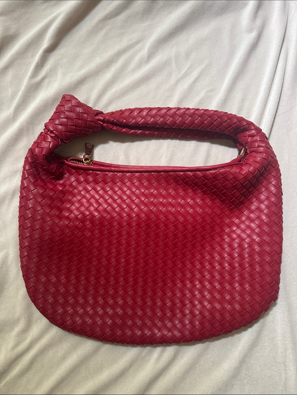Melie Bianco Woven Shoulder Bag